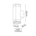 ACA LIGHTING LG2882G ELPIS
