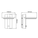 ACA LIGHTING LG8205GPIR 7W 3000K IP65
