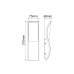 LED фасаден аплик ACA LIGHTING LG9305G CARVO