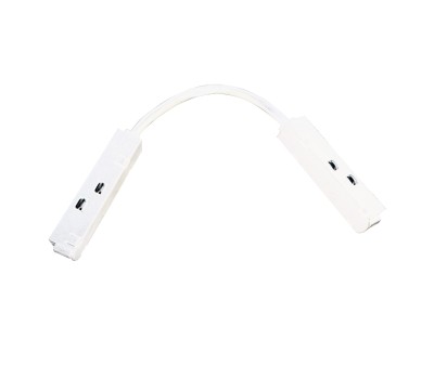 Електропроводима Г-връзка за магнитна шина ACA LIGHTING MCCW Magnetic corner electrical connector White
