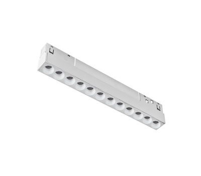 LED осветително тяло за магнитна шина ACA LIGHTING MEYE1240W MEYE 12W OSRAM LED 4000K 48V DC Magnetic track linear body White