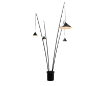 ACA LIGHTING MF7792 DELIA BLACK 4 x E27 