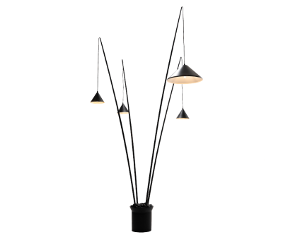 ACA LIGHTING MF7792 DELIA BLACK 4 x E27 