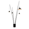 Лампион ACA LIGHTING MF7792 DELIA BLACK 4 x E27 