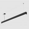 LED пендел ACA LIGHTING MILO3330HO BK + SW210 + ROSETBACA MILO BLACK PENDANT LAMP 33W 3000K 1210mm