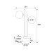 ACA LIGHTING ML127022TBK QUADRO