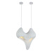 Пендел ACA Lighting MP251034 ICEBERG PENDANT LAMP IRON+ POLYSTYRENE WHITE 2 x E27 60W 