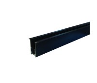 ACA LIGHTING MR1MB Magnetic recessed track 1m Black