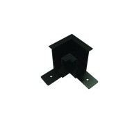 Ъглов конектор за магнитна шина за вграждане таван / таван ACA LIGHTING MR90B Magnetic recessed corner connector ceiling / ceiling Black