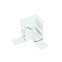 Ъглов конектор за магнитна шина за вграждане таван / таван ACA LIGHTING MR90W Magnetic recessed corner connector ceiling / ceiling White