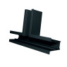 T- конектор за магнитна шина за вграждане ACA LIGHTING MRTB Magnetic recessed t- connector Black