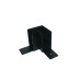 Ъглов конектор за магнитна шина за открит монтаж таван / таван ACA LIGHTING MS90B Magnetic surface corner connector ceiling / ceiling Black