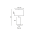 Настолна лампа ACA LIGHTING MT240515 DENNIS