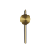 ACA LIGHTING MW2505831BR JO SATIN BRASS 5W 2700K ACA LIGHTING MW2505831BR JO SATIN BRASS 5W 2700K