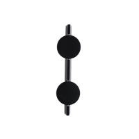 ACA LIGHTING MW2505832BL JO BLACK 2 x 5W 2700K ACA LIGHTING MW2505832BL JO BLACK 2 x 5W 2700K