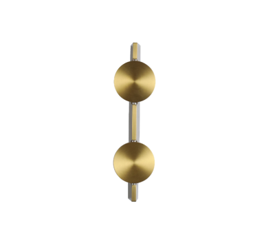 ACA LIGHTING MW2505832BR JO SATIN BRASS 2 x 5W 2700K ACA LIGHTING MW2505832BR JO SATIN BRASS 2 x 5W 2700K