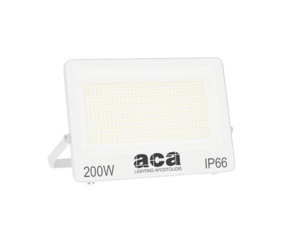 ACA LIGHTING N200CCTW 200W 3000K - 4000K - 6500K IP66 WHITE FLOODLIGHT