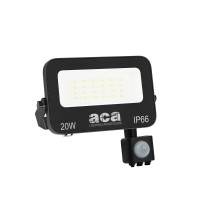 ACA LIGHTING N20CCTS 20W 3000K - 4000K - 6500K IP66 PIR SENSOR FLOODLIGHT