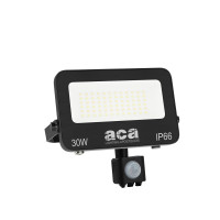 ACA LIGHTING N30CCTS 30W 3000K - 4000K - 6500K IP66 PIR SENSOR FLOODLIGHT
