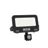 LED фасаден прожектор с датчик за движение ACA LIGHTING N30CCTS 30W 3000K - 4000K - 6500K IP66 PIR SENSOR FLOODLIGHT