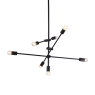 ACA LIGHTING OD680107BK LUTHER