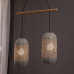 ACA LIGHTING OD762P60RW COCONUT