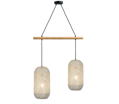 ACA LIGHTING OD762P60RW COCONUT
