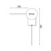 Аплик ACA LIGHTING OD94581WSB CYCLOPS