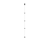 ACA LIGHTING OKN6001PBK SUNDROP BLACK 12W 3000K ACA LIGHTING OKN6001PBK SUNDROP BLACK 12W 3000K