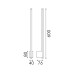 ACA LIGHTING OKN9600AS6BK FRODO BLACK 10W 3000K