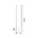 ACA LIGHTING OKN9600AS9BK FRODO BLACK 15W 3000K