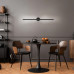 ACA LIGHTING OKN9600AW6BK LEAF BLACK 10W 3000K ACA LIGHTING OKN9600AW6BK LEAF BLACK 10W 3000K