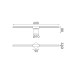 ACA LIGHTING OKN9600AW6BK LEAF BLACK 10W 3000K ACA LIGHTING OKN9600AW6BK LEAF BLACK 10W 3000K