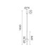 ACA LIGHTING OKN96161BK BALL 5W 3000K