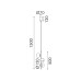 ACA LIGHTING OKN96163BK BALL 15W 3000K