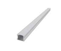 Алуминиев профил за външен монтаж за LED лента ACA LIGHTING P113UW SCAR WHITE COLOUR SURFACE MOUNTING PROFILE WITH OPAL DIFFUSER 2000mm