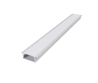 Алуминиев профил за вграждане за LED лента ACA LIGHTING P119UW NORM WHITE RECESSED PROFILE WITH OPAL DIFFUSER 2000mm