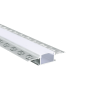 ACA LIGHTING P125U LOND TRIMLESS PROFILE WITH OPAL DIFFUSER 2000mm
