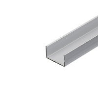 ACA LIGHTING P126U PLO SILVER COLOUR SURFACE MOUNTING PROFILE 2000mm ACA LIGHTING P126U PLO SILVER COLOUR SURFACE MOUNTING PROFILE 2000mm