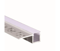 Алуминиев профил за вграждане за LED лента ACA LIGHTING P135AU LING ONE SIDE TRIMLESS PROFILE WITH OPAL DIFFUSER 2000mm