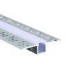Алуминиев профил за вграждане за LED лента ACA LIGHTING P135U LING TRIMLESS PROFILE WITH OPAL DIFFUSER 2000mm