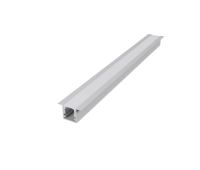 Алуминиев профил за вграждане за LED лента ACA LIGHTING P160UW LESTE WHITE RECESSED PROFILE WITH OPAL DIFFUSER 2000mm