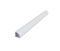 Алуминиев ъглов профил за външен монтаж за LED лента ACA LIGHTING P161U100MW CORN WHITE COLOUR SURFACE MOUNTING PROFILE WITH OPAL DIFFUSER 2000mm