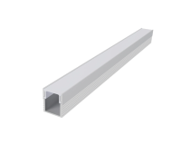 Алуминиев профил за външен монтаж за LED лента ACA LIGHTING P178UW REGO WHITE COLOUR SURFACE MOUNTING PROFILE WITH OPAL DIFFUSER 2000mm