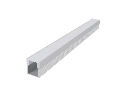 Алуминиев профил за външен монтаж за LED лента ACA LIGHTING P178UW REGO WHITE COLOUR SURFACE MOUNTING PROFILE WITH OPAL DIFFUSER 2000mm