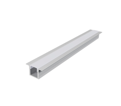 Алуминиев профил за вграждане за LED лента ACA LIGHTING P189UW ERIN WHITE RECESSED PROFILE WITH OPAL DIFFUSER 2000mm