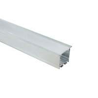 ACA LIGHTING P211U VYLO RECESSED PROFILE WITH OPAL DIFFUSER 3000mm