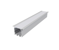 Алуминиев профил за вграждане за LED лента ACA LIGHTING P211UW VYLO WHITE RECESSED PROFILE WITH OPAL DIFFUSER 3000mm