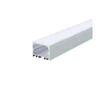 Алуминиев профил за външен монтаж за LED лента ACA LIGHTING P217U CORA ALUMINIUM SURFACE PROFILE WITH OPAL DIFFUSER 2000mm