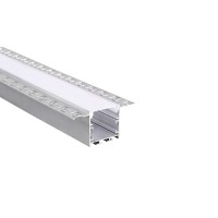 Алуминиев профил за вграждане за LED лента ACA LIGHTING P235U WINT TRIMLESS PROFILE WITH OPAL DIFFUSER 2000mm